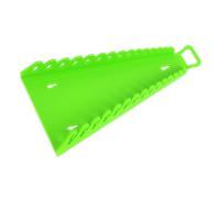 Sealey Wall Hanging Spanner Rack Holds 15 Spanners Hi-Vis Green - WR09HV
