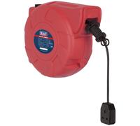 Sealey Wall Mounted Auto Cable Extension Reel 240v 25m