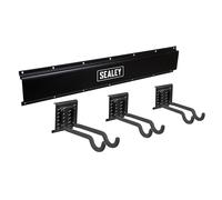 Sealey APH Wall Mount Storage Rail and Sports Equipment Hooks Kit