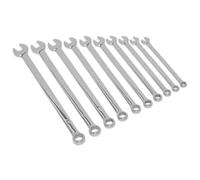 Combination Spanner Set 10pc Extra-Long Metric