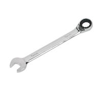 Sealey WallDrive Reversible Ratchet Combination Spanner 19mm Micro-Locking