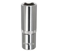 Sealey Walldrive Socket 18mm Deep 1/2" Drive Fully Polished Finish Tool Sp1218D