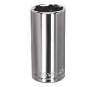 Sealey WallDrive Socket 27mm Deep 1/2"Sq Drive - S0681