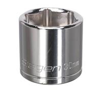 Sealey S0664 Walldrive® Socket 30Mm 1/2inSq Drive