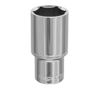 Sealey Walldrive Socket 30mm Deep 1/2" Square Drive Chrome Vanadium Steel S0682