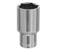 Sealey Walldrive Socket 32mm Deep 1/2" Square Drive Chrome Vanadium Steel S0683