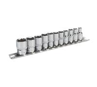 Sealey Socket Set AK2670 - 11pc 1/4" Drive 6Pt Walldrive (Imperial)