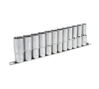 Sealey AK2685 Socket Set 12Pc 1/2inSq Drive 12Pt Deep Walldrive® Metric