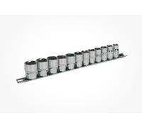 Sealey Socket Set AK2693 12pc 3/8" Drive Hexagon (6pt) WallDrive Metric