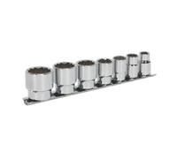 Sealey AK2676 Socket Set 7Pc 3/8inSq Drive Whitworth