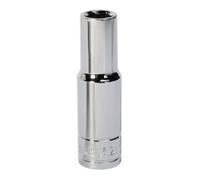 Sealey Walldrive Socket Tool 12mm Deep 1/2" Square Drive - Chrome Plated S0668