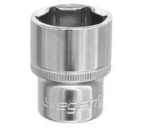 Sealey Walldrive Socket Tool 23mm 1/2" Square Drive Chrome Vanadium Steel S0660