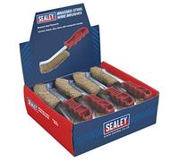 Sealey WB05DB24 Wire Brush Brassed Steel Plastic Handle Display Box Of 24