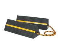 Sealey WC11 Heavy-Duty Rubber Wheel Chocks Pair