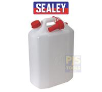 Sealey WC20 20lt polythene jerry can fluids & water container with pouring spout