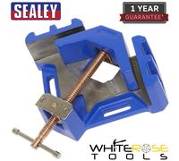 Sealey Welding Vice 215mm Cast Iron Self-Centring Swivel Jaw