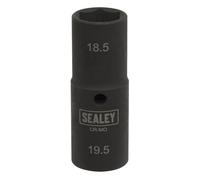 Sealey Wheel Bolt Impact Socket 1/2"Sq Drive Double Ended 18.5-19.5mm SX1819