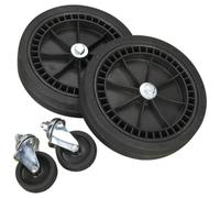 Sealey COMPKIT5 Wheel Kit For Fixed Compressors - 2 Castors & 2 Fixed
