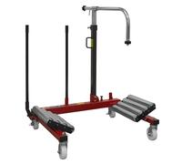 Sealey Wheel Removal Trolley 1500kg Capacity W1200T Extra Large Jacking Handle