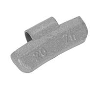 Sealey Wheel Weight 20g Hammer-on Plastic Coated Zinc for Alloy Wheels, Pack of