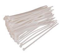 Sealey White Cable Ties 150mm 3.6mm