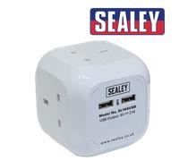 Sealey EL144USB 1.4mtr Powercube Extension Cable