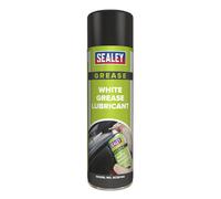 Sealey White Grease Lubricant With Ptfe 500Ml Non-Corrosive - Pack Of 6 Scs014