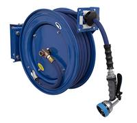 Sealey Wall-Mounted Retractable Water Hose Reel WHR1512 – 15m Heavy-Duty Ø13mm ID Rubber