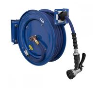 Sealey WHR1512 Heavy-Duty Retractable Water Hose Reel 15M Ø13Mm Id Rubber Hose