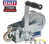 Sealey Geared Hand Winch 900kg Capacity with Cable