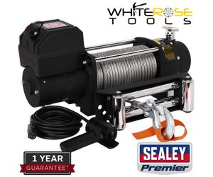 Sealey Winch Self Recovery Premier 4300kg (9500lb) Line Pull 12V
