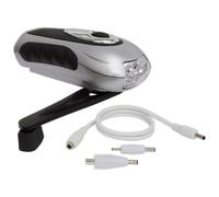 Sealey AK3305 3 LED Wind-Up Rechargeable Torch, Silver