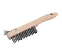 Wire Brush with Steel Fill & Scraper 260mm
