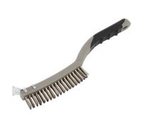 Sealey Wire Brush Stainless Steel Fill & Scraper With Hanging Hole Wb105