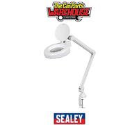 Sealey Bench Mounting Magnifying Work Light WL483D 48 SMD LED 230V