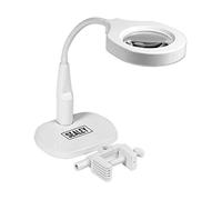 Sealey WL53/8D Dimmable Dual Mounting Magnifying Work LED Light, 230V, 45 SMD