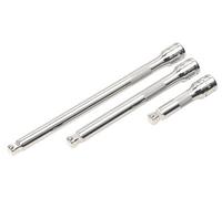 Sealey Wobble/rigid Extension Bar Set 3Pc 3/8"sq Drive Ak763