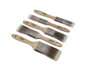 Sealey Wooden Handle Paint Brush Set 5pc SPBS5W