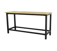 Sealey Workbench 1.8 Meters Steel With 25mm Mdf Wood Top Worktop 500Kg Ap0618