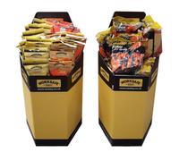 Sealey Worksafe Dump Bin With Hi Vis Waistcoats All Sizes X12 Workwear Wdbhv1