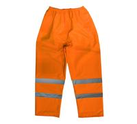 Sealey Hi Vis Waterproof Trousers Orange M