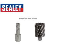Sealey Worksafe HSS Metal Mag Drill Rotabor Cutters, Choose 12mm to 51mm Bits