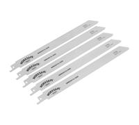 Worksafe WRS3013/200 Reciprocating Saw Blade 225mm 14tpi - Pack of 5