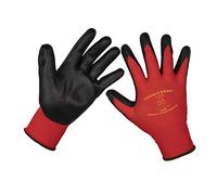 Worksafe Flexi Grip Nitrile Palm Gloves (Large) - Pack of 6 Pairs