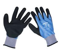 Sealey SSP49L Waterproof Latex Gloves Large - Pair