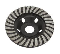 Sealey Concrete Stone Grinding Head Turbo Row Ø115mm Cutting Head