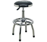 Sealey Workshop Stool Heavy-Duty Pneumatic + Adjustable Height Swivel Seat