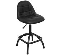 Sealey SCR01B Workshop Stool Pneumatic With Adjustable Height Swivel Seat & Back Rest