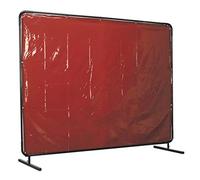 Sealey Workshop Welding Curtain and Frame 2400mm 1750mm