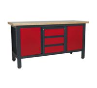 Sealey AP1905C Workstation with 3 Drawers & 2 Cupboards